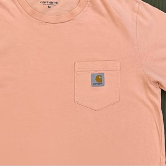 Carhartt Work In Progress Tshirt Peach - Picture 2 of 4